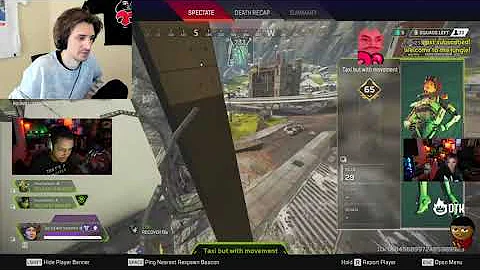 xQc Reacts to "Nmplol's teammate pulls off the most insane clutch in Apex"