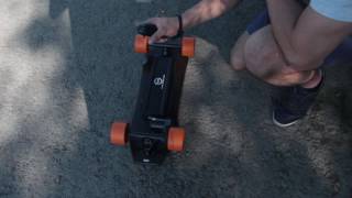 Slick Revolution Min E-board electric skateboard. Speed control tutorial