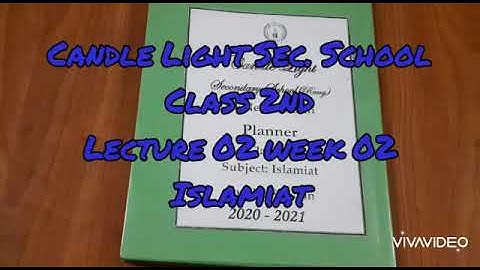 Class II, Islamiat , Week 02,Lecture #02