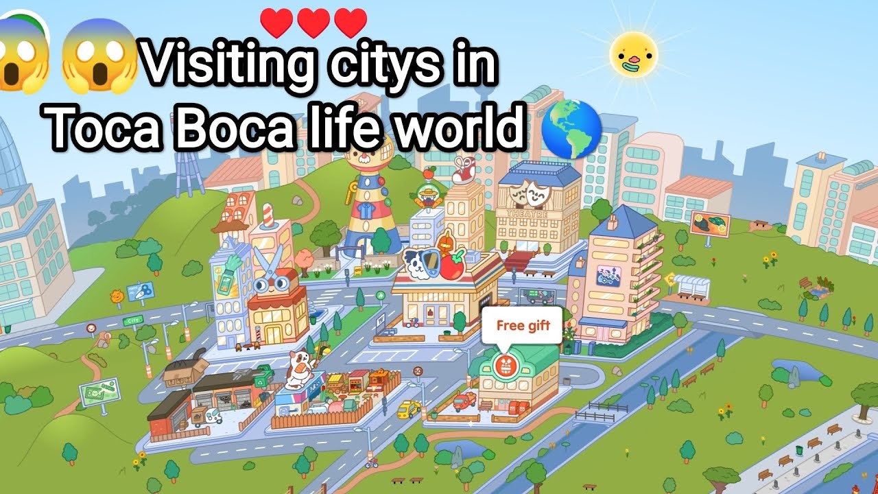 Episode_1_Visiting all cities😱😱 in Toca Boca life world 🌍 - YouTube