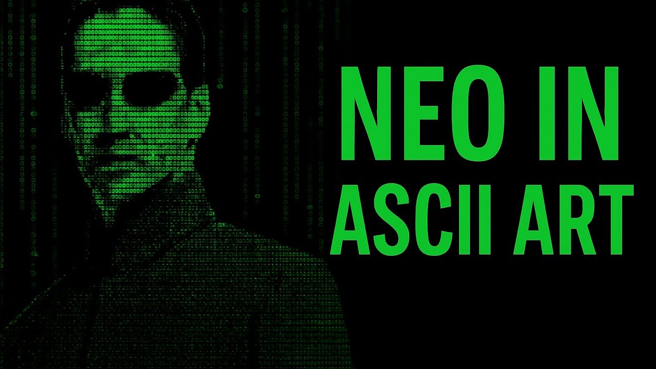 Neo in ASCII Art – The Matrix in Your Terminal! 🖥️💚 - YouTube