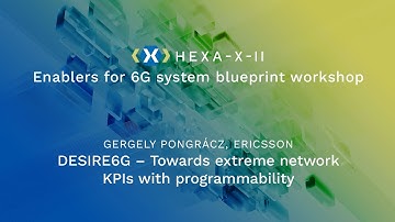 Hexa-X-II Jan24 workshop Session 5 on Network KPIs with Programmability in 6G with Gergely Pongrácz