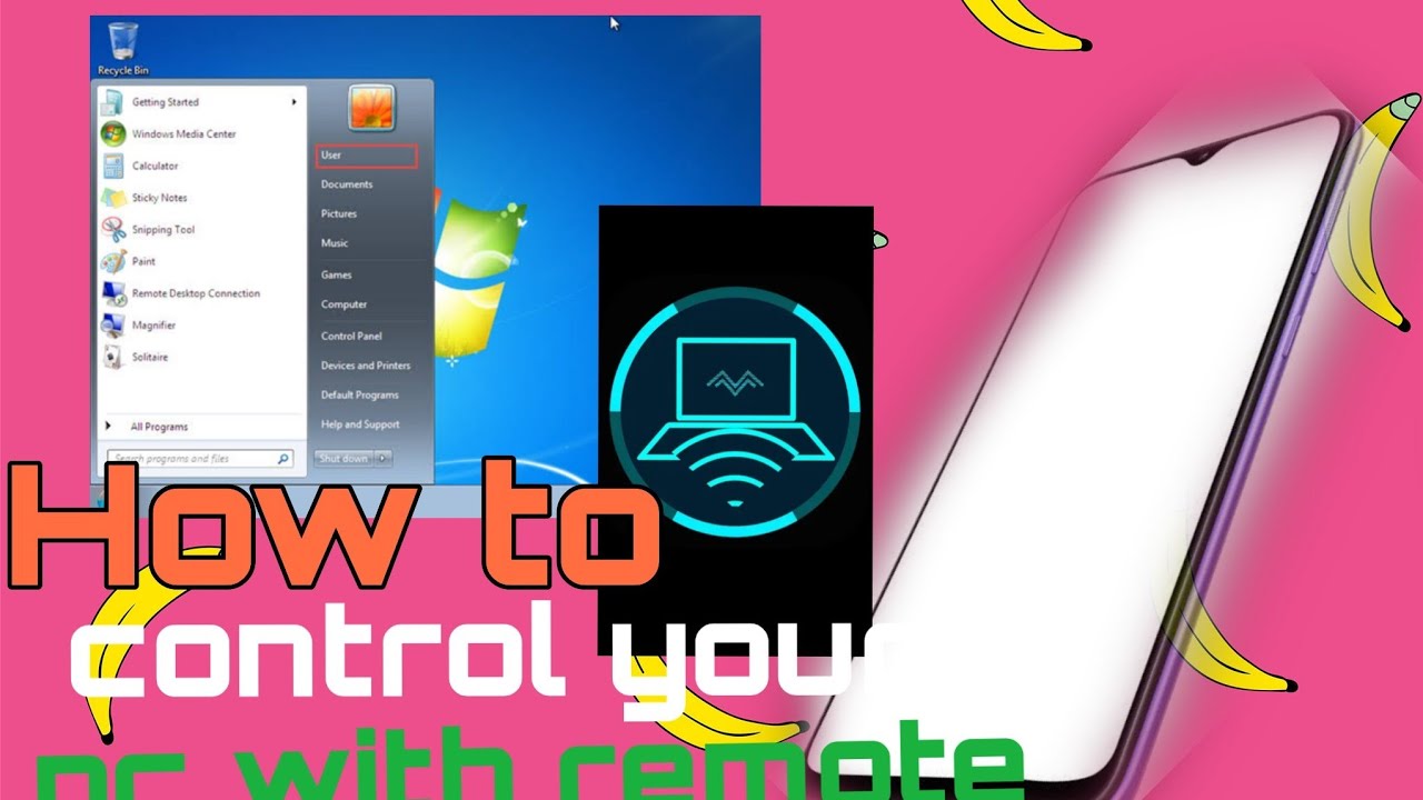 How to control your pc with remote - YouTube