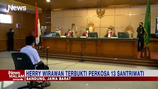 Herry Wirawan Divonis Penjara Seumur Hidup dalam Kasus Rudapaksa 13 Santriwati #iNewsMalam 15/02