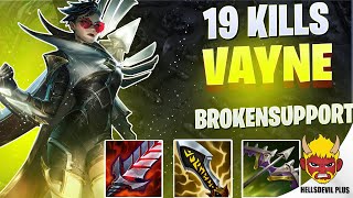 19 УБИЙСТВ ВЕЙН МОНСТР ПРИ УЧАСТИИ BROKENSUPPORT - Геймплей Wild Rift HellsDevil Plus