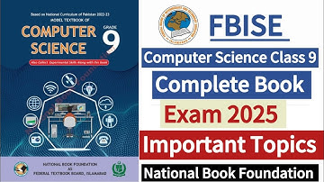 Class 9 | Computer Science | Exam 2025 | Important Topics | New Syllabus 2024