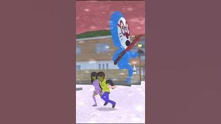 NobiYuta & ShizuMio dikejar Crazy Doraemon di Sakura school simulator #short #trending #horror 05