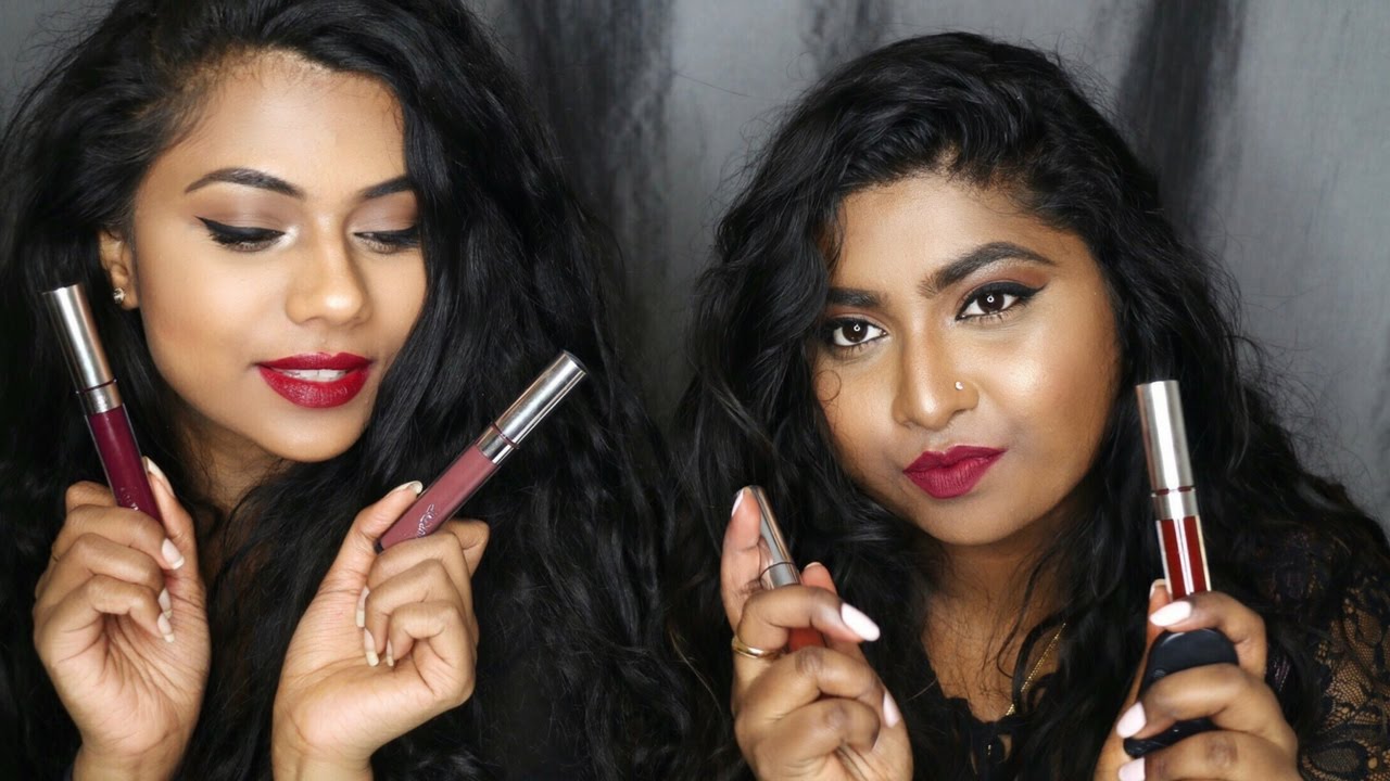 Colourpop Swatches On Two Types Of Brown Skin Tones INDIAN TAMIL
