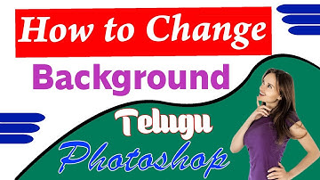 Change Background Easily in Photoshop 7.0 | Pen Tool Tutorial | Telugu Guide