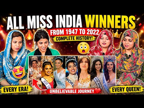 Complete List Of All Miss INDIA Winners From 1947 To 2022 | Miss INDIA Winners | Reactology 2.0