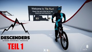 Tile Run - Descenders Workshop Map Gameplay German Deutsch screenshot 5