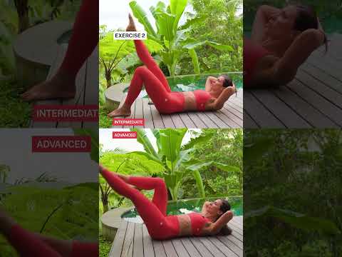 Time to choose your level with these 5 Pilates moves that will define your abs 🔥 #pilates #abs