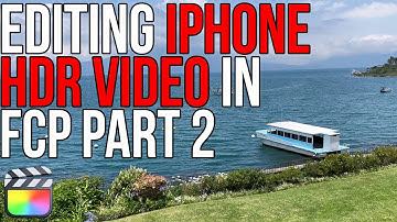 Editing iPhone HDR Video in FCP - PART 2