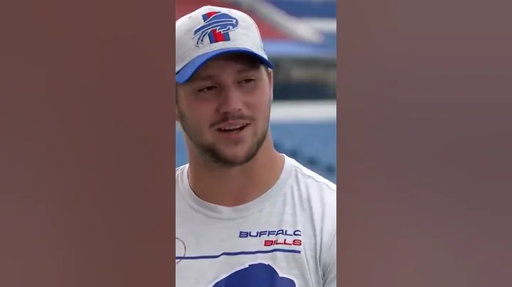 Josh Allen Throws Up, Listens to Oldies, & Does Handshakes in “Stitious” Pregame Routine | #shorts