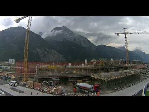 UKB Neubau Bahnhofplatz 1 Zeitraffer