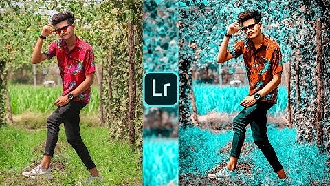 Lightroom moody blue tone photo editing tutorial | lightroom background colour change | lr presets