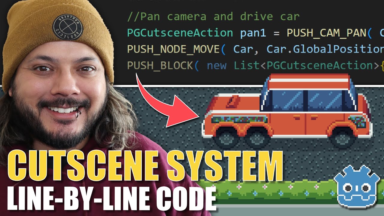Technical DEEP DIVE into New Features and Cutscene system // Godot Game ...