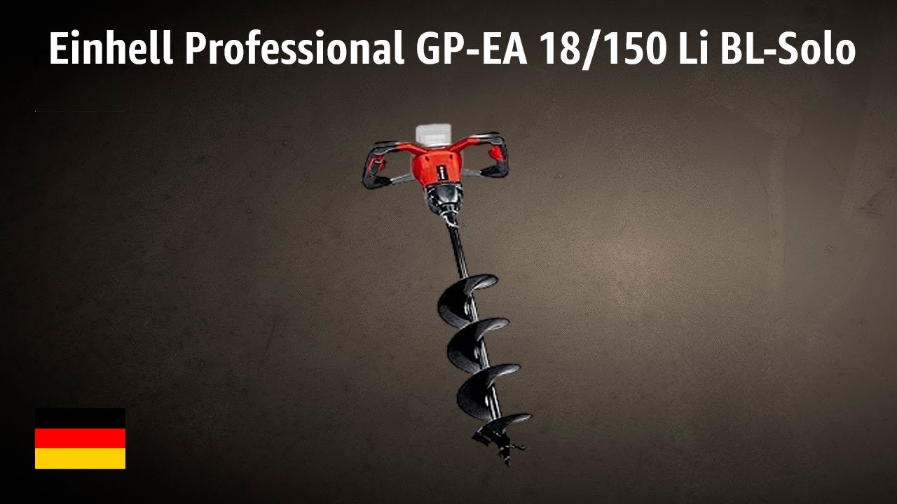 Akku-Erdbohrer Einhell Professional  GP-EA 18/150 Li BL-Solo | TEST | Deutsch