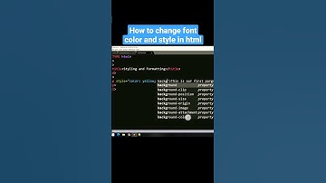 How to change color and styling in html #coding #shorts #shortvideo #html #styling #viral