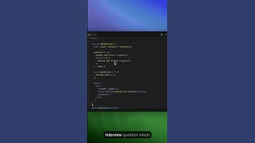 ReactJs Interview Questions - pt8 #shorts #short #javascript #reactjs #developers #interview #coding