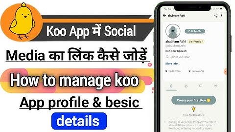 How to add instgram link in koo app / Koo app me youtube account ka link kaise add karen |