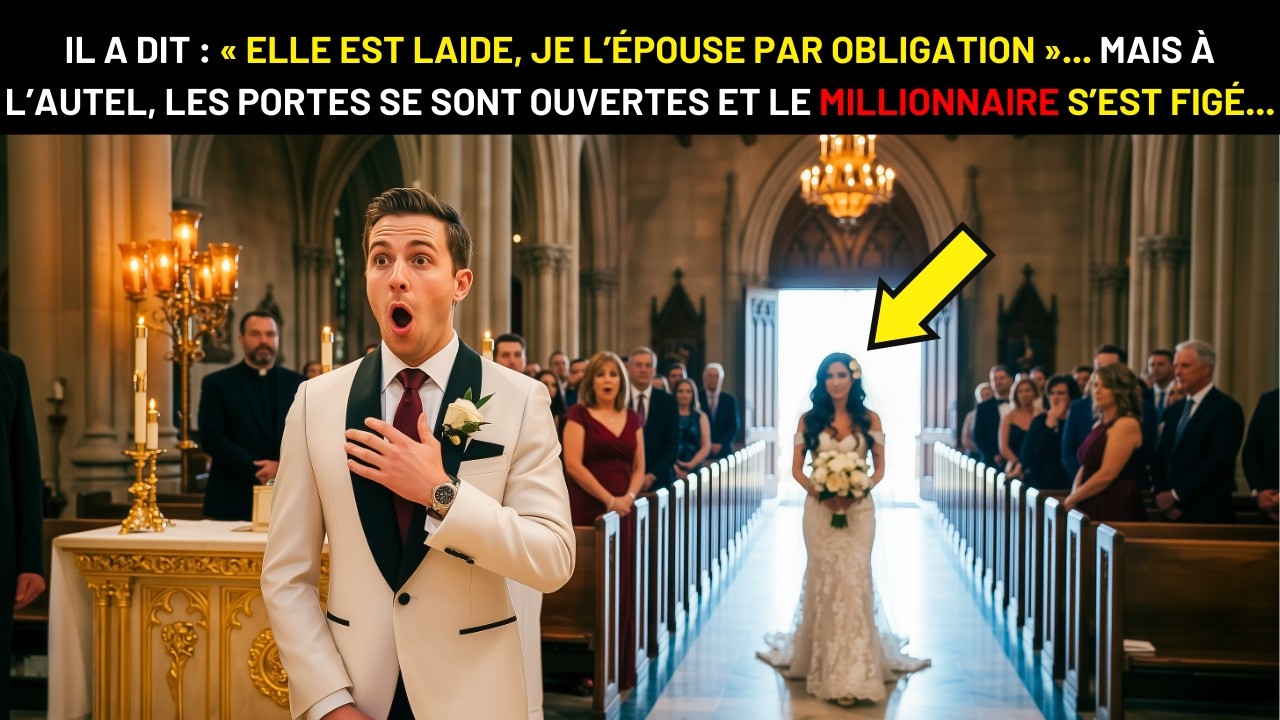 IL A DIT À SA MÈRE : « ELLE EST LAIDE, J’ÉPOUSE PAR OBLIGATION »... À L’AUTEL, IL S’EST FIGÉ...