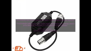1005004742986547 TVI CVI AHD CVBS Ground Loop Isolator Balun Video Anti jamming Device