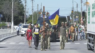 У Жашкові попрощалися з воїном, який помер повернувшись з ворожого полону (ВІДЕО)