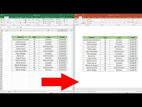 Video: ¿Cómo copio el formato de Excel a PowerPoint?