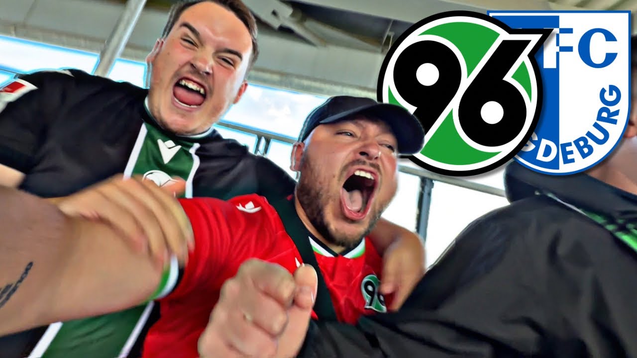 SCHIRI KANN HYPE-TRAIN NICHT STOPPEN 🚂 Hannover 96 vs 1. FC Magdeburg Stadionvlog