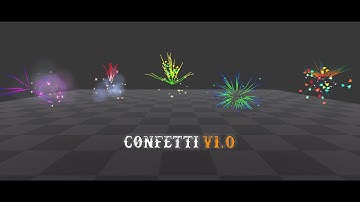Unity Confetti VFX1.0 | Unity Effects