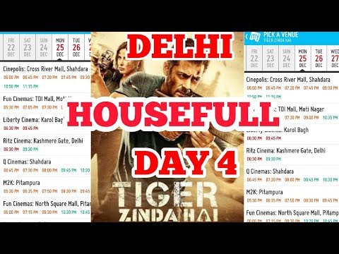 TIGER ZINDA HAI DAY 4 ALL SHOWS HOUSEFULL IN DELHI | SALMAN KHAN