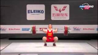 2011 ParisWorld Weightlifting Championships 75 Kg Clean and Jerk.avi