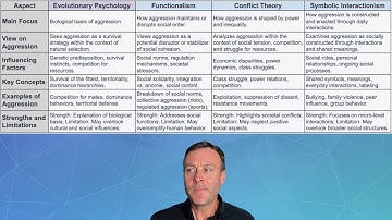 10. Sociological Theory on Aggression