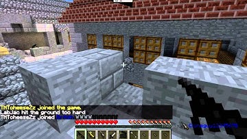 Minecraft Flans mod multiplayer gameplay