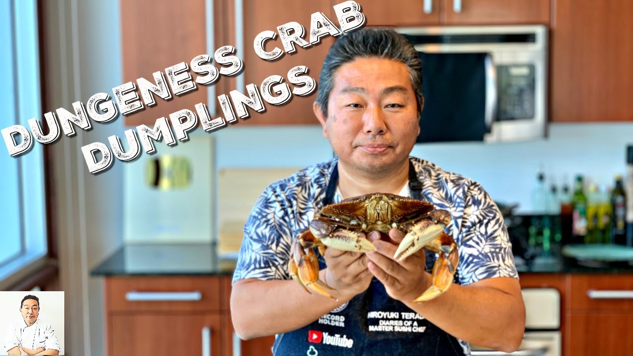 Live Dungeness Dumplings | Steamed and Pan Fried | Hiroyuki Terada - Diaries of a Master Sushi Chef