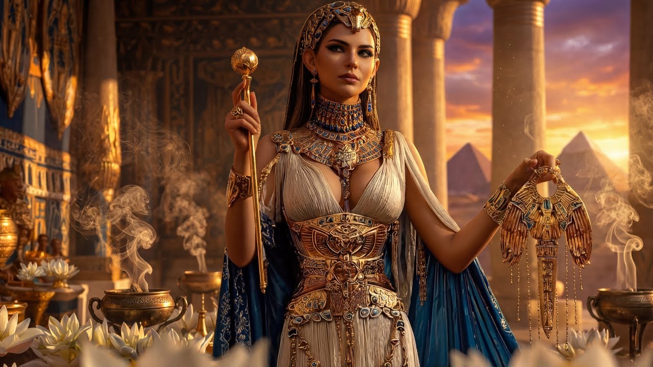 Sacred Nile Temple 🌅 Deep Study Music, Relaxing & Meditation