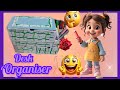 DIY desk organiser | how to make beautiful organiser | organiser banane ka tarika | desk organiser