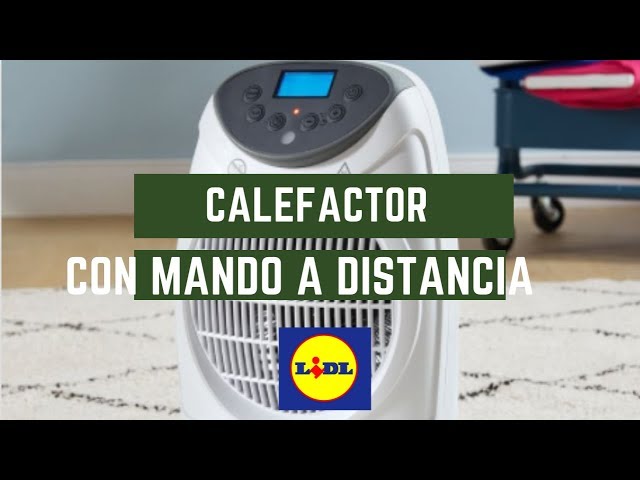 El último chollo de Lidl para no pasar frio en casa: un calefactor cerámico  con mando a distancia