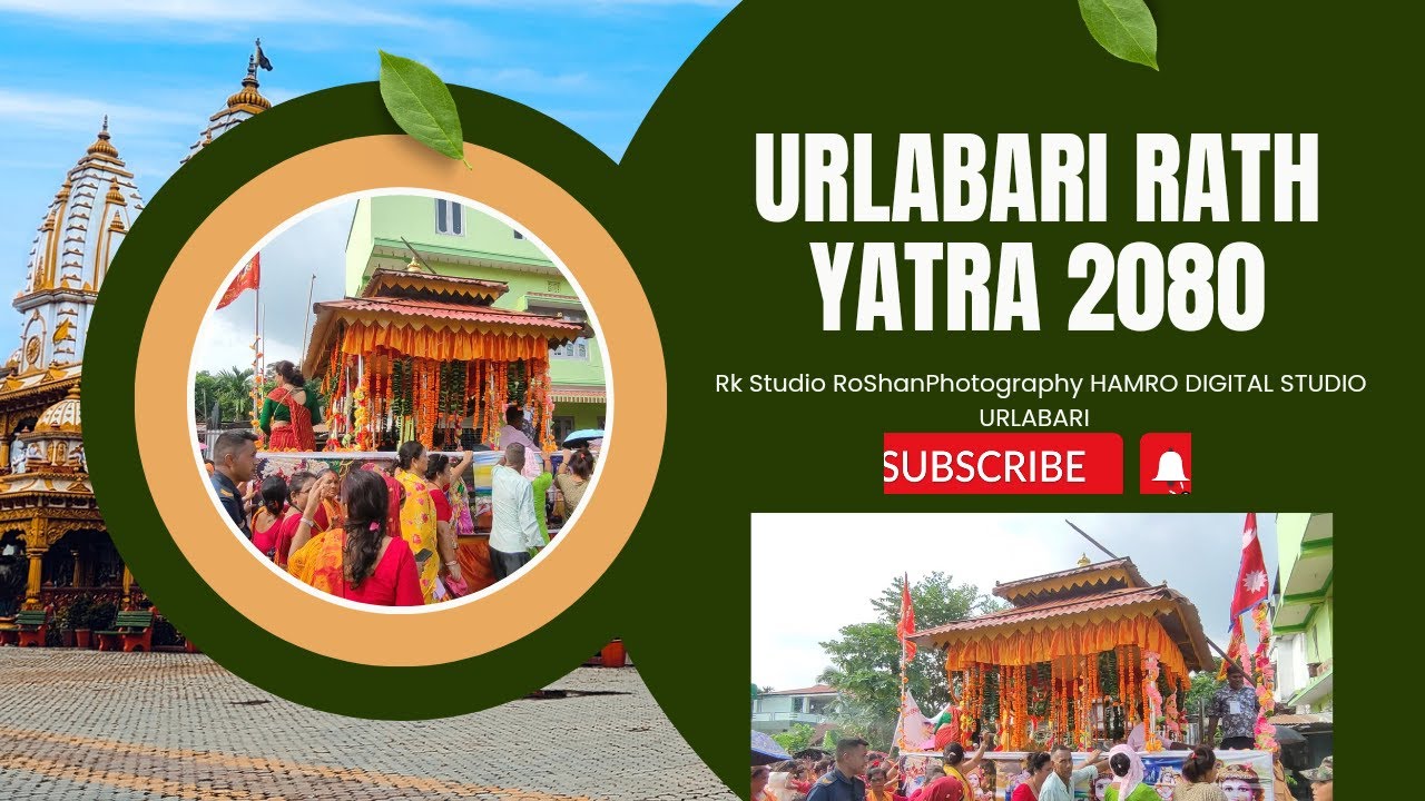 Urlabari RATH YATRA AERIAL VIEW OF 🪈🦚