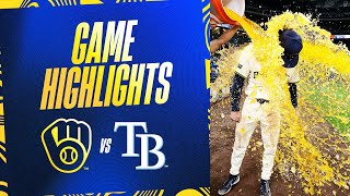 Rays vs. Brewers Game Highlights (4\/30\/24) | MLB Highlights