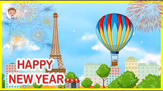 Happy New Year For Kids | Song For Kids | Happy New Year For Kindergarten