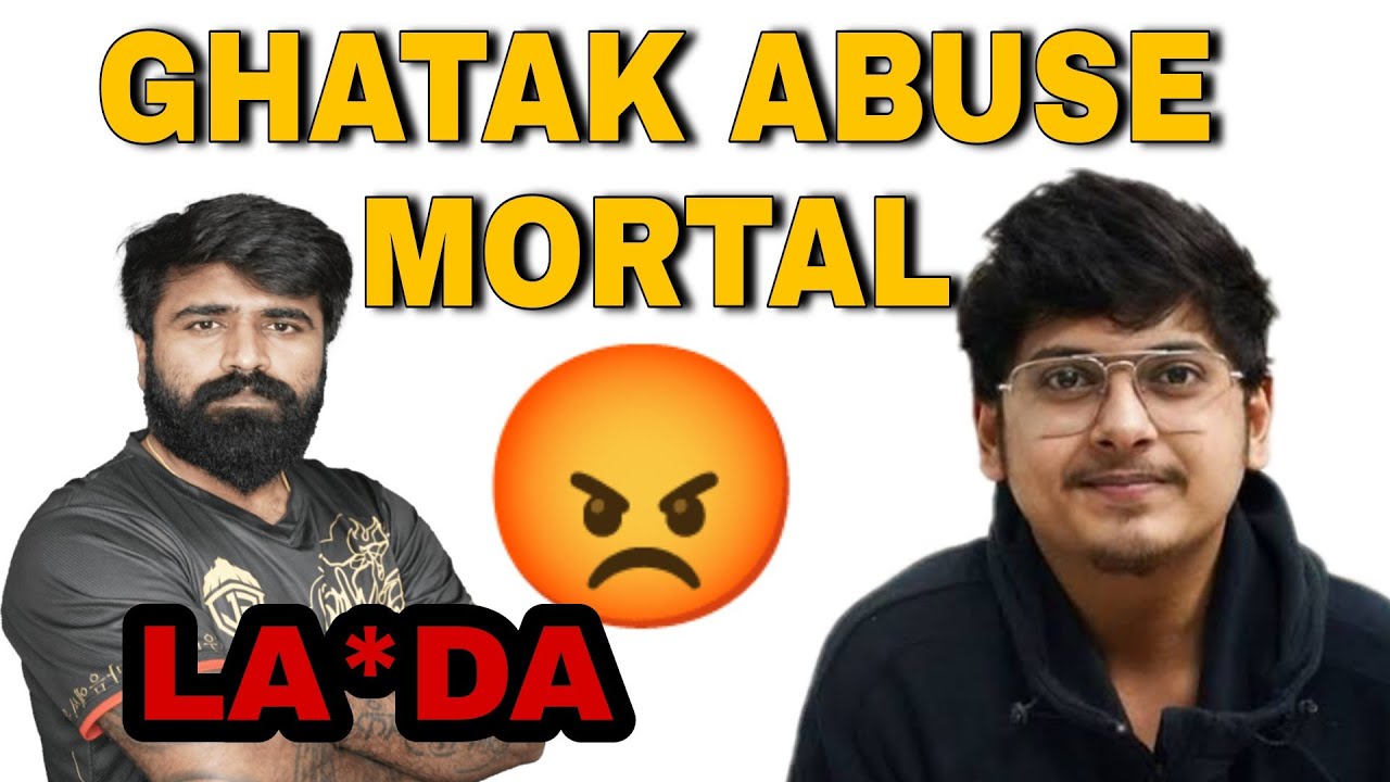 Ghatak Abuse Mortal Audio Leaked 😱😡 