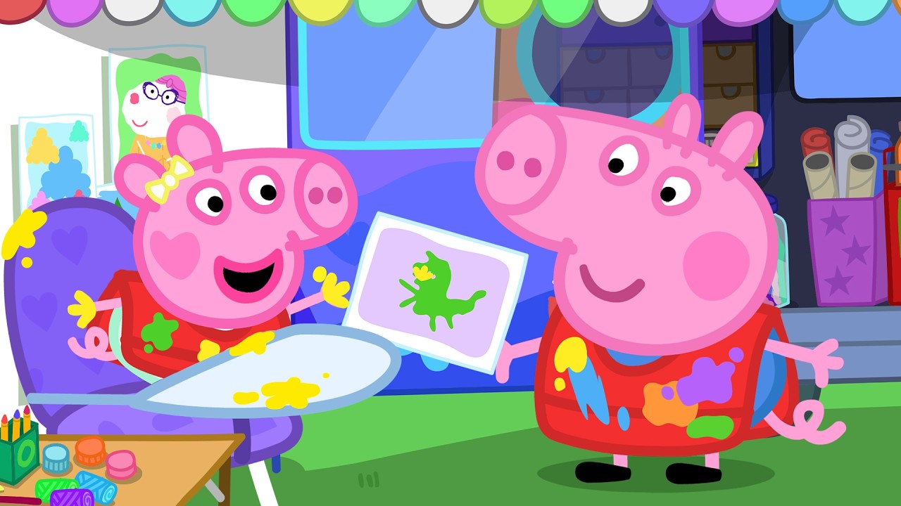 George Paints DINOSAUR with Evie! 🎨🦖 BRAND NEW Peppa Pig Episodes | 2 Hours