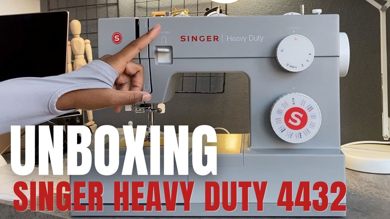 unboxing the singer heavy duty 4432