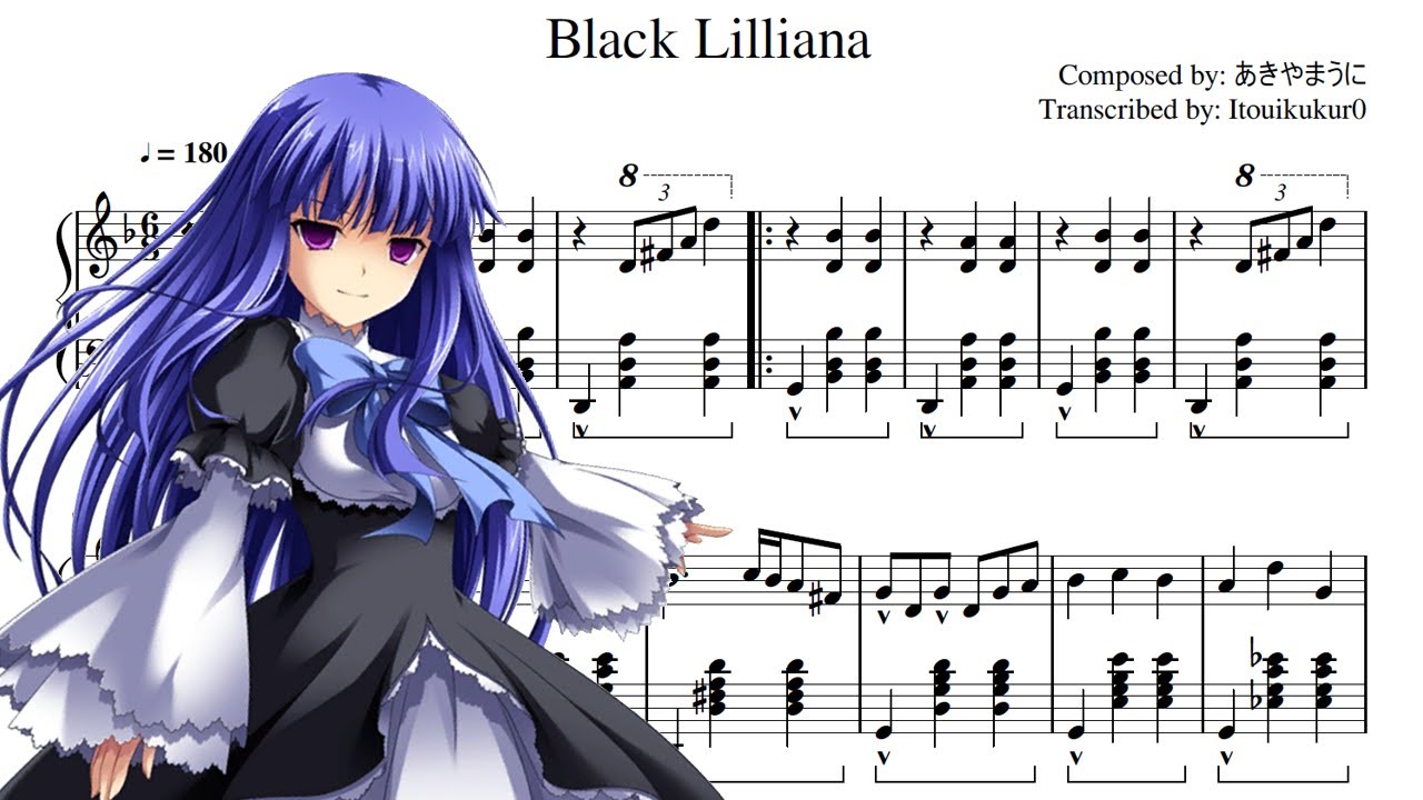 Black Lilliana - Umineko no Naku Koro ni [Piano Transcription]
