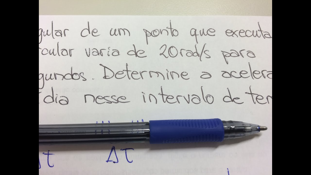 FBNET | Cn5 – Como calcular a aceleração angular média de um ponto em MCU physical education
