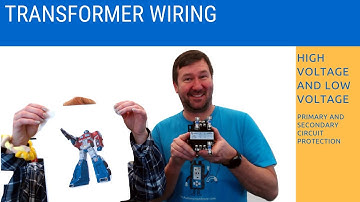 Transformer Wiring Primary and Secondary including Jumpers and Fuse/Circuit Breaker Protection