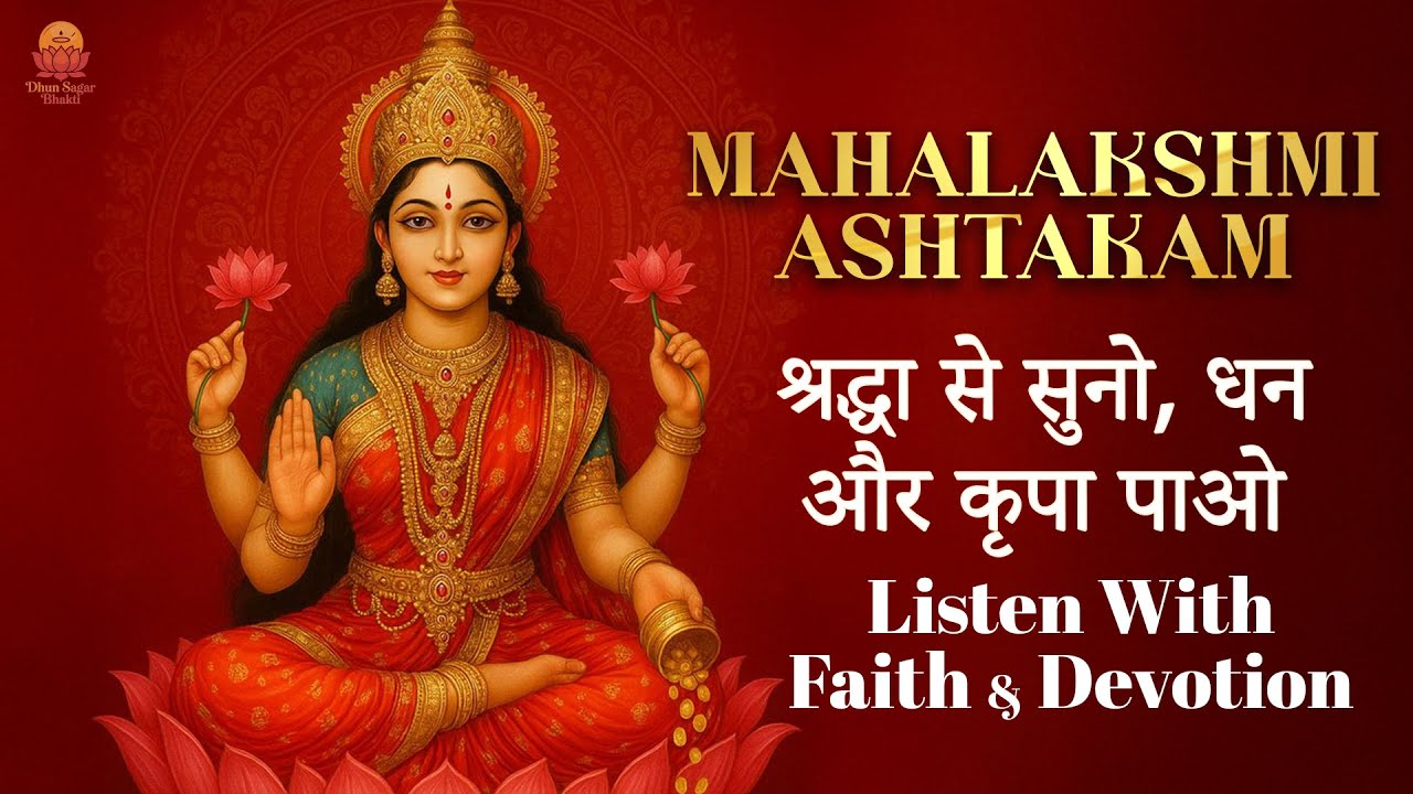 Mahalakshmi Ashtakam | श्रद्धा से सुनें, धन और कृपा पाएं | Listen with Faith & Devotion