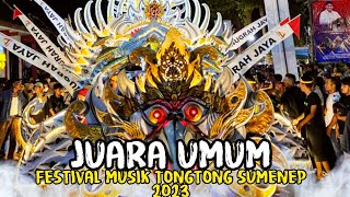 JUARA UMUM FESTIVAL TONGTONG SUMENEP 2023